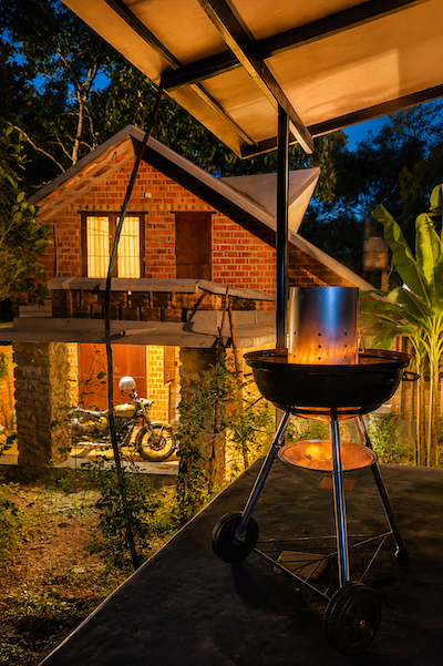 Evening barbecue under the stars at Tamarind