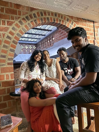 Morning breakfast spread